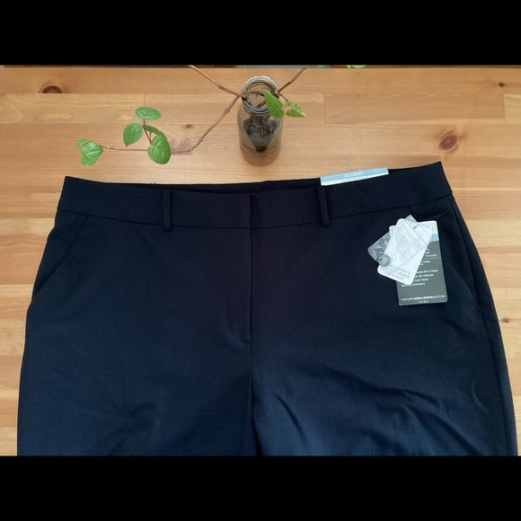 Liz Claiborne Pants - Liz Claiborne Navy Sofia Classic Trousers Size 18 Tall New With Tags